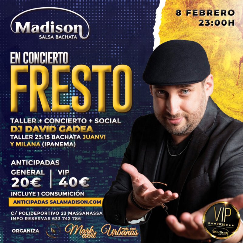 Fresto en concierto + taller + social